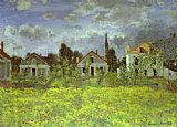 Houses at Argenteuil by Claude Monet